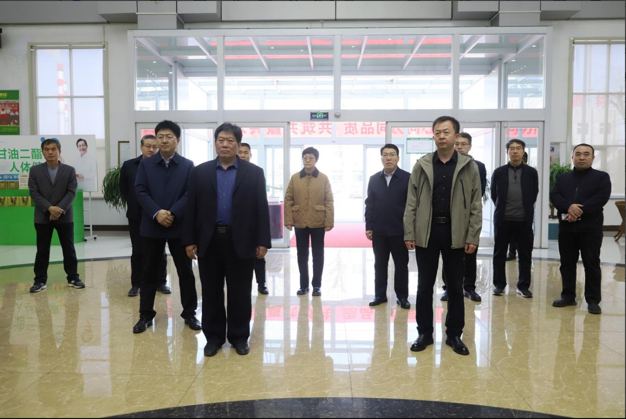 鄒平市人大常委會專題調(diào)研組來山東三星集團調(diào)研