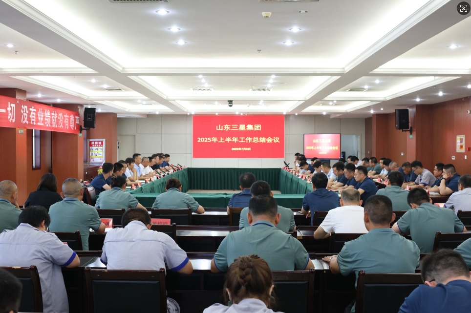 錨定目標 接續(xù)奮斗｜山東三星集團召開2025年上半年工作總結會議