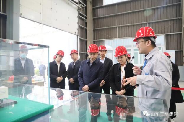 濱州市政協(xié)副主席、市工商聯(lián)主席侯學峰一行來山東三星集團調研